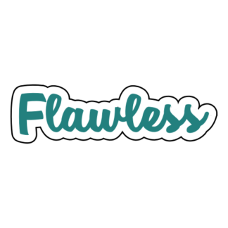 Flawless Sticker (Turquoise)